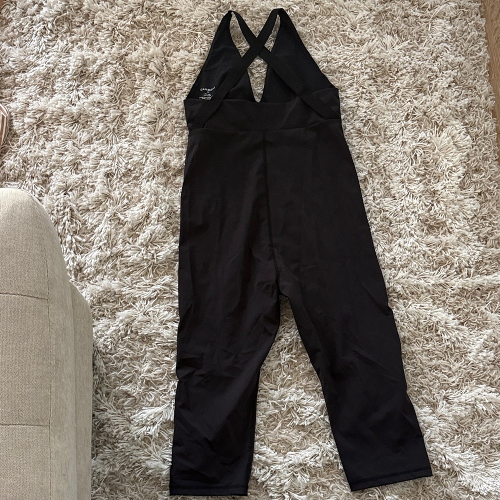 Carbon38 Black Contrast Stitch Jumpsuit - Picture 4 of 5